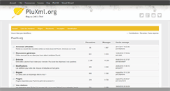 Desktop Screenshot of forum.pluxml.org