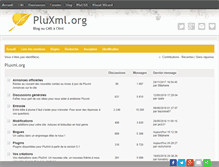Tablet Screenshot of forum.pluxml.org