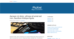 Desktop Screenshot of demo.pluxml.org