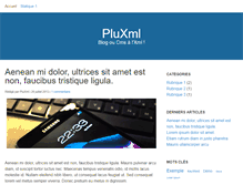 Tablet Screenshot of demo.pluxml.org
